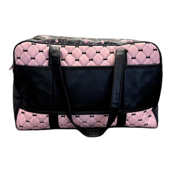Luv Betsey by Betsey Johnson Quilted Floral Weekender Duffel Bag - Picture 2 of 15